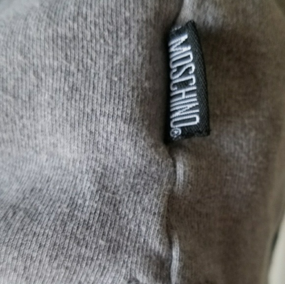 Moschino Jeans Gray& Black Top Size Small - Picture 7 of 14